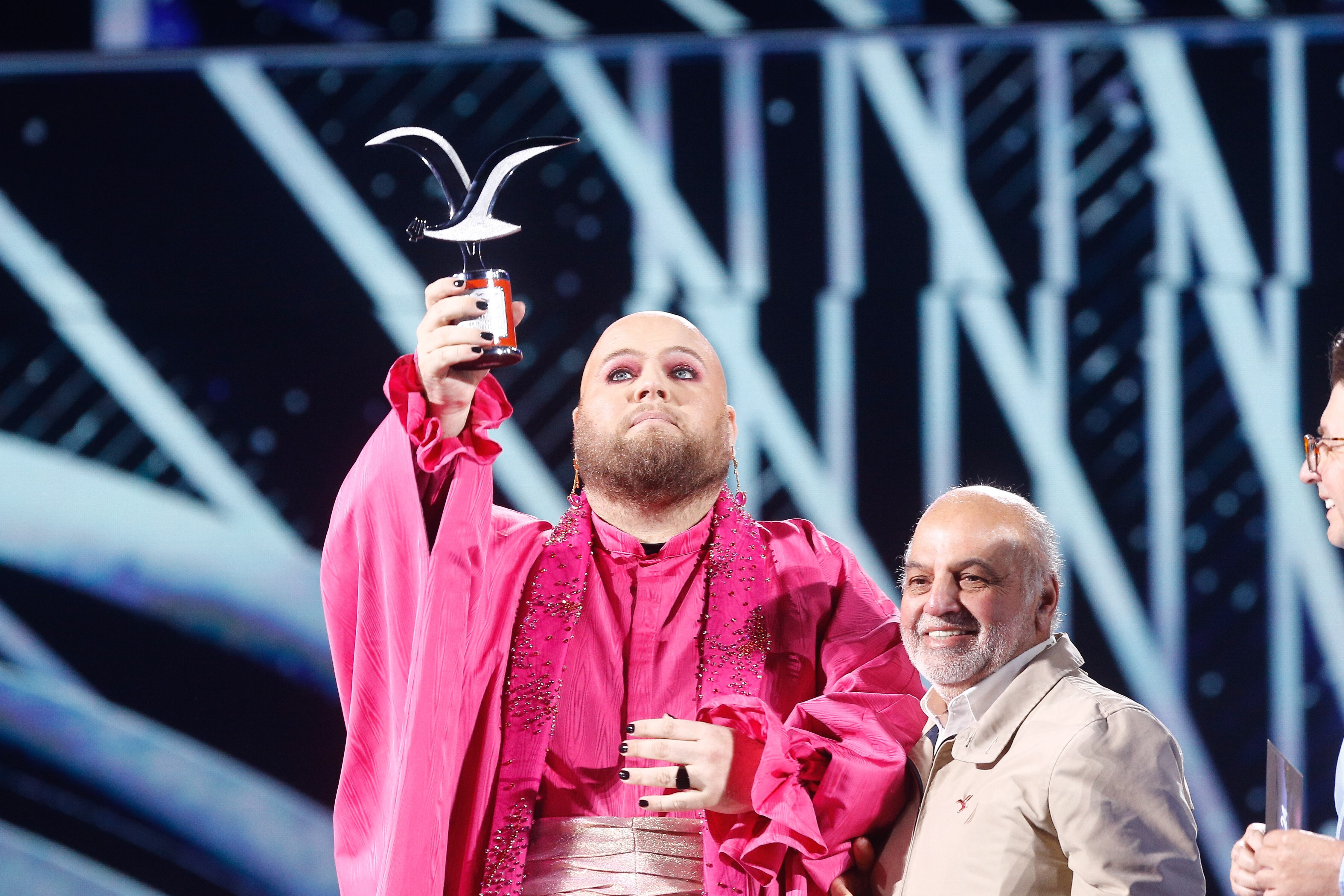 Agencia Uno | Enrique Ramil en la final de la competencia internacional del Festival de Viña 2024