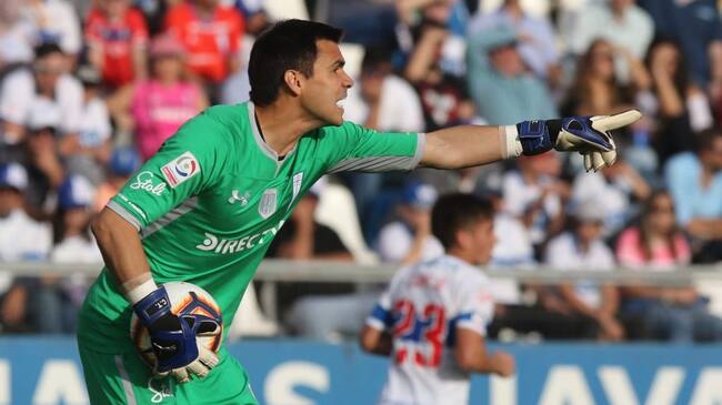 28 DE ABRIL DE 2019/SANTIAGOCristopher Toselli, durante el partido valido por la fecha 10 del Campeonato Nacional AFP PlanVital 2019, entre Universidad Catolica vs Universidad de Concepción, disputado en el Estadio San Carlos de Apoquindo.
FOTO: RODRIGO SAENZ/AGENCIAUNO