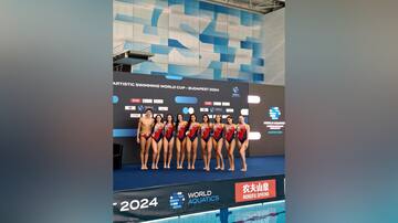 Con tres cuartos lugares: selección chilena de natación artística brilla en el Mundial de Budapest