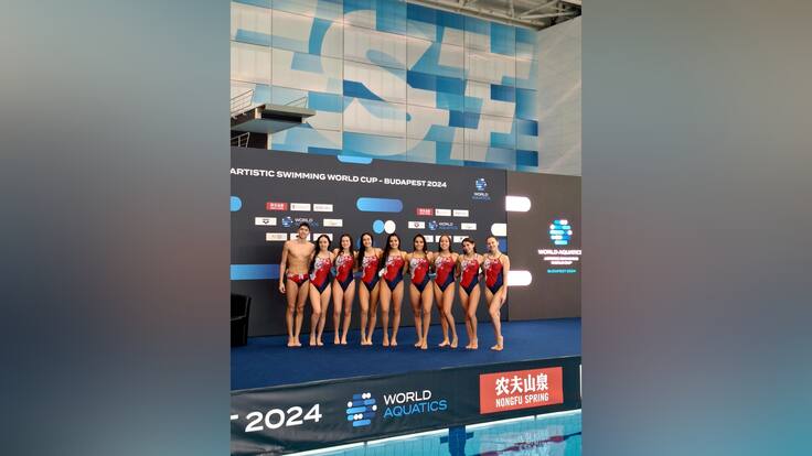 Con tres cuartos lugares: selección chilena de natación artística brilla en el Mundial de Budapest
