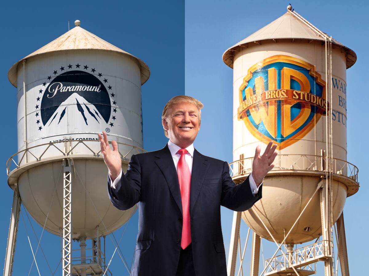 Donald Trump pone sus ojos en la posible compra de Warner Bros. por parte de Paramount