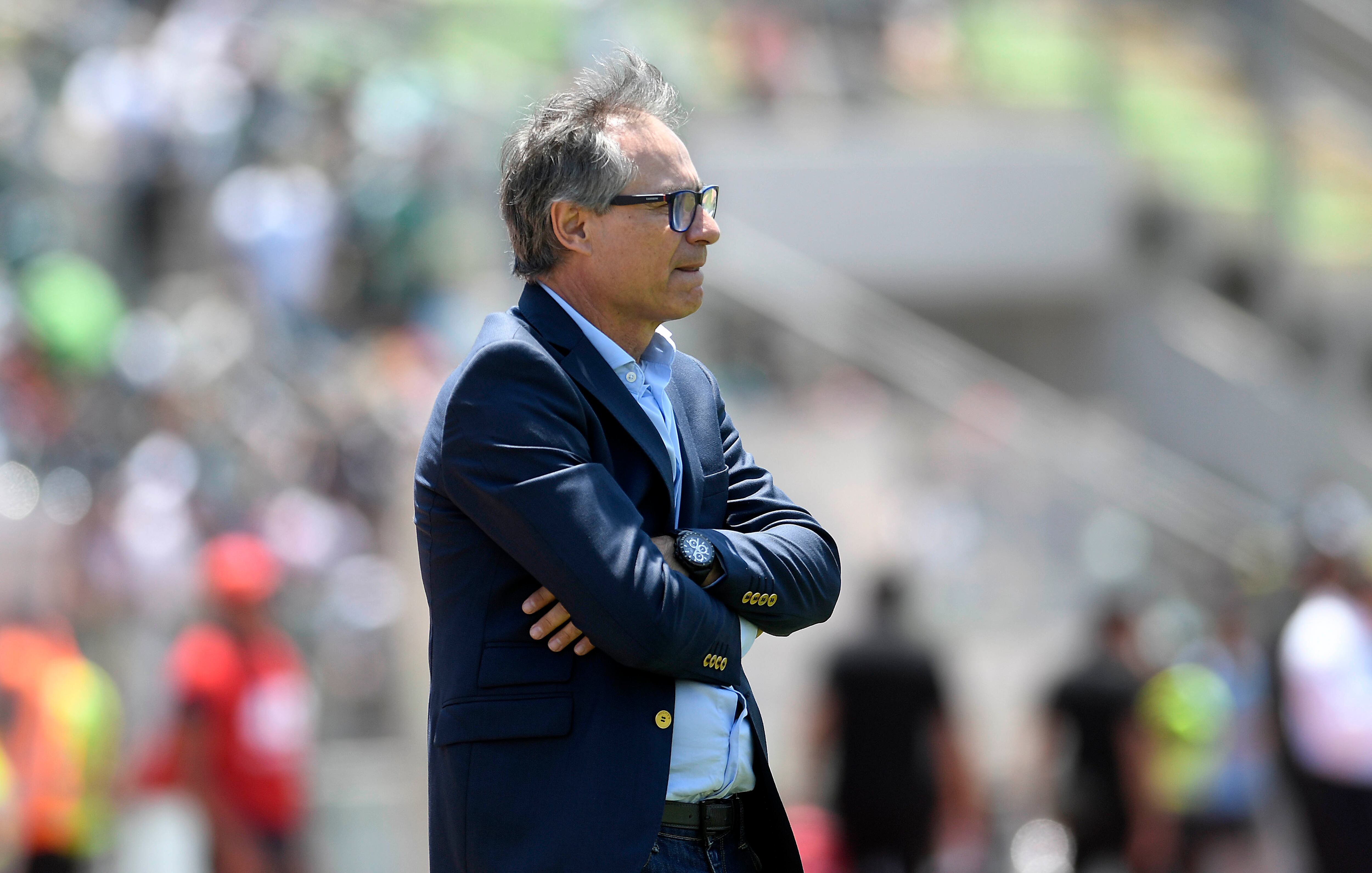 26 DE ENERO DE 2020/VALPARAISOEl director tecnico de Universidad Catolica, Ariel Holan , durante el partido valido por la fecha 1 del Campeonato Nacional AFP PlanVital 2020, entre Santiago Wanderers y Universidad Catolica, disputado en el Estadio Elias Figueroa Brander.
FOTO: PABLO OVALLE ISASMENDI/AGENCIAUNO