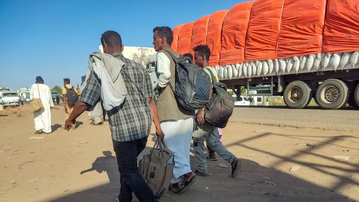 Más de siete millones de personas desplazadas por la guerra de Sudán