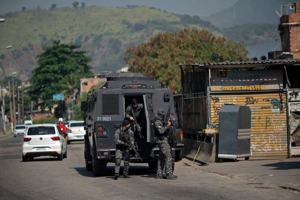 La policía se despliega en la zona de Jacarezinho en Río de Janeiro