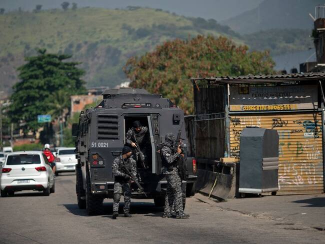 La policía se despliega en la zona de Jacarezinho en Río de Janeiro