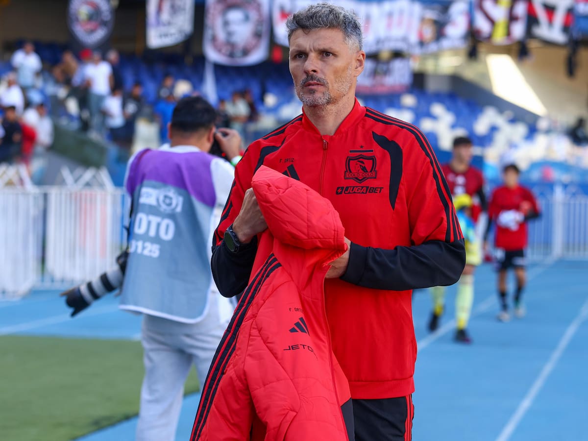 Ortiz no se confía ante la ventaja de Colo Colo en la Liga de Primera: “Las segundas rondas son mucho más difíciles”