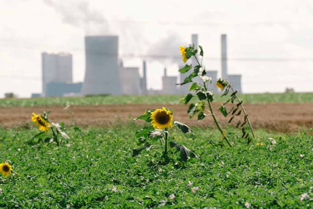 Una planta de producción de gas en Alemania