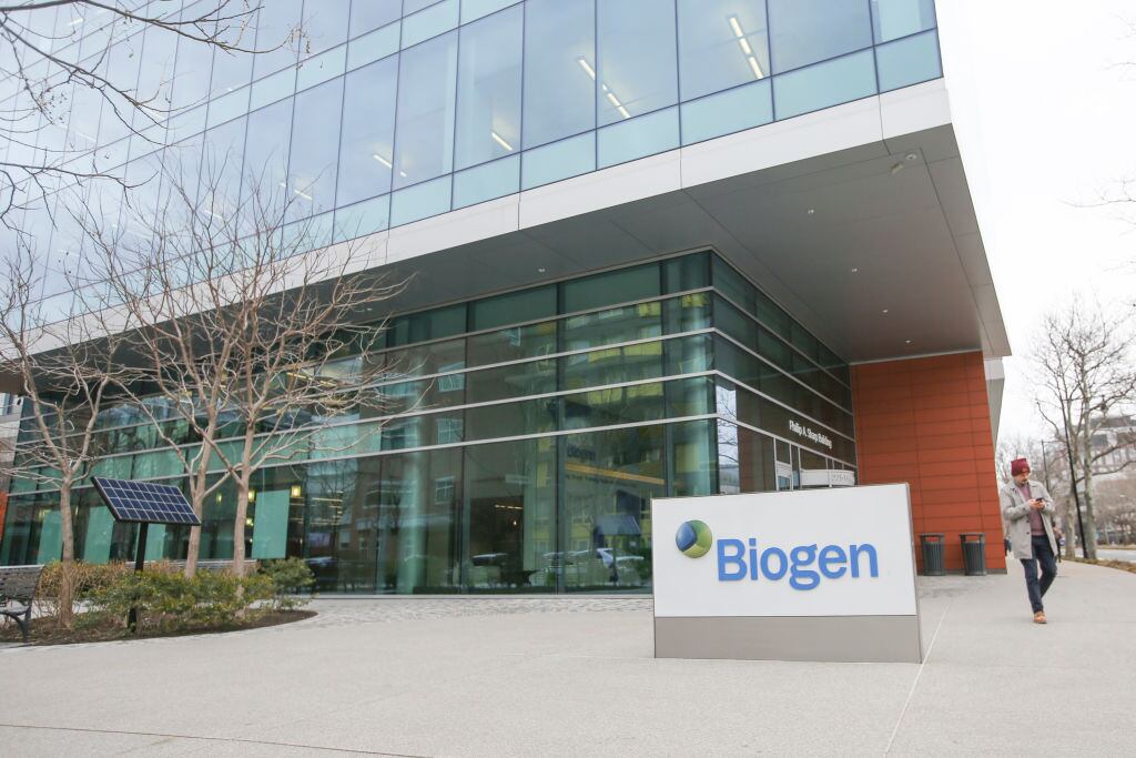 La sede central de la multinacional Biogen en Cambridge, Massachusetts