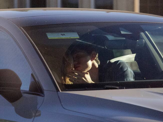 Zendaya y Tom Holland en el auto. Fuente: Page Six