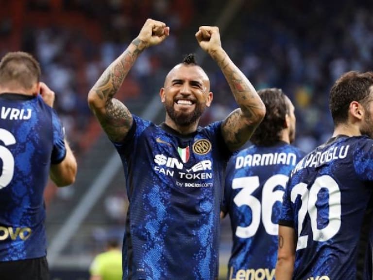 Con Vidal en cancha, el Inter derrotó al Shakhtar y avanzó a los 8vos de final de la Champions League