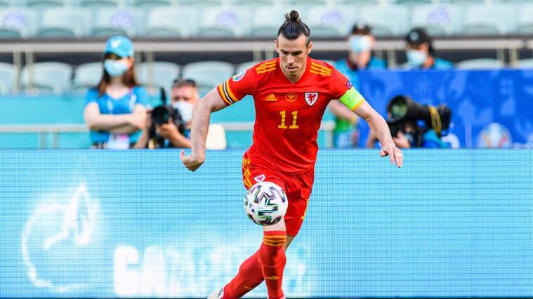 BAKU, AZERBAIJAN - JUNE 12: Gareth Bale of Wales in action during the UEFA Euro 2020 Championship Group A match between Wales and Switzerland on June 12, 2021 in Baku, Azerbaijan. (Photo by Marcio Machado/Getty Images)