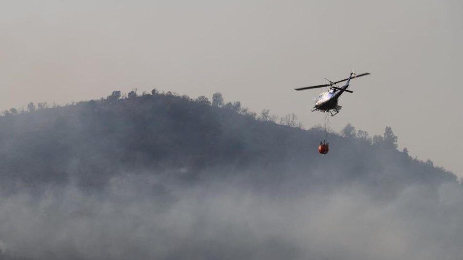 Más de 900 hectáreas consume incendio forestal en Machalí