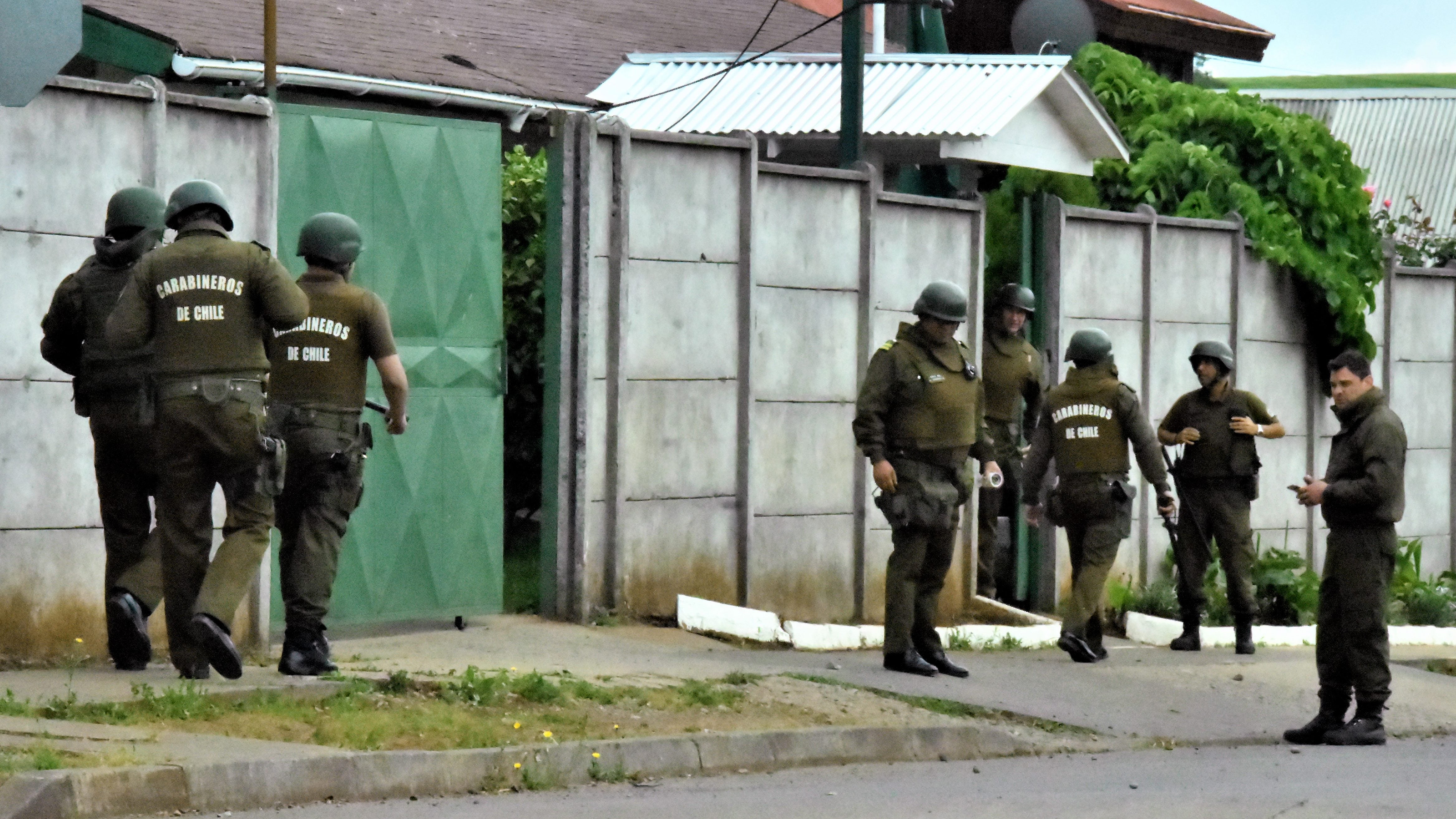 Carabinero fue baleado en Ercilla