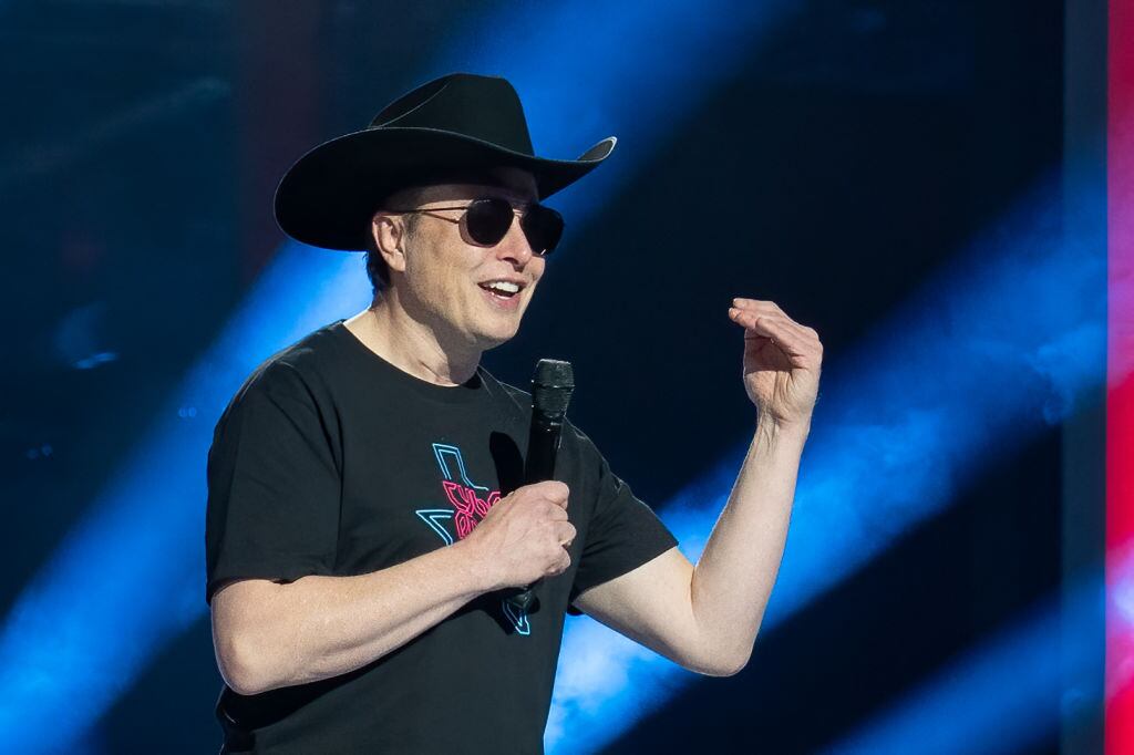 El multimillonario sudafricano Elon Musk en un evento de Tesla