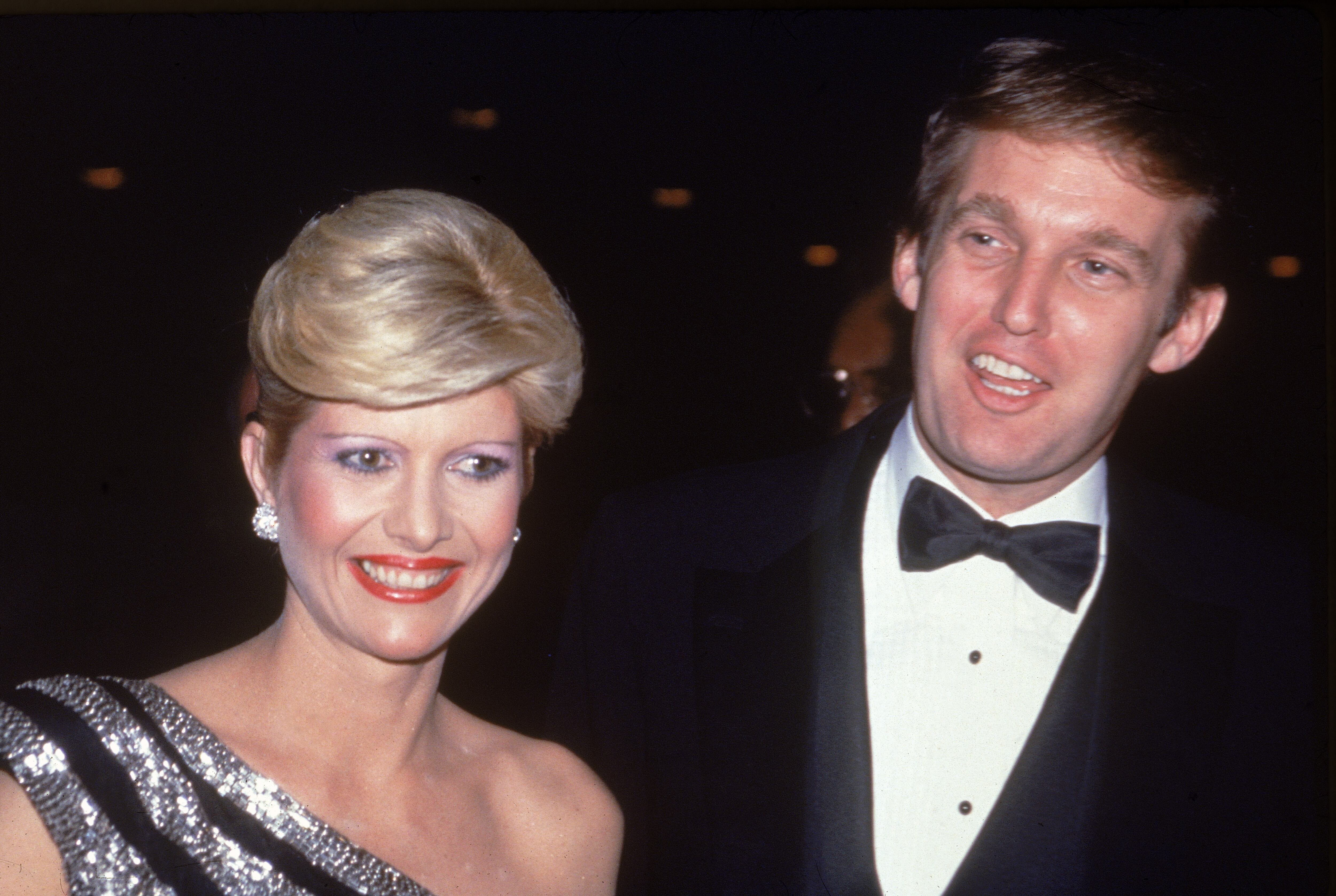 Ivana y Donald Trump en 1982. Foto: Getty Images