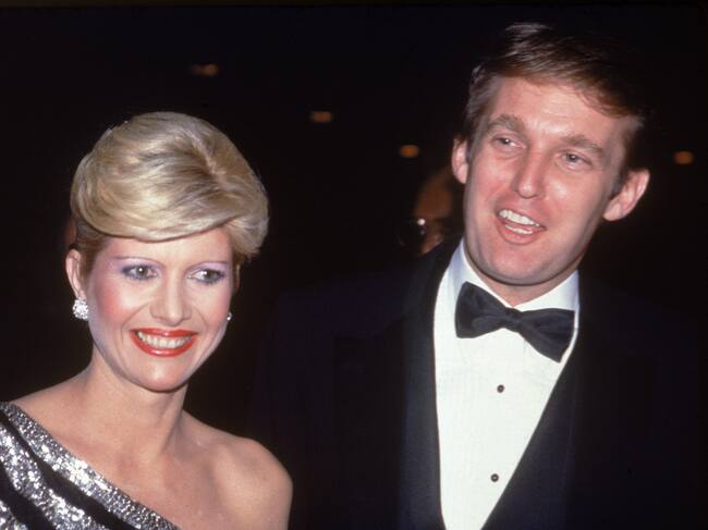 Ivana y Donald Trump en 1982. Foto: Getty Images