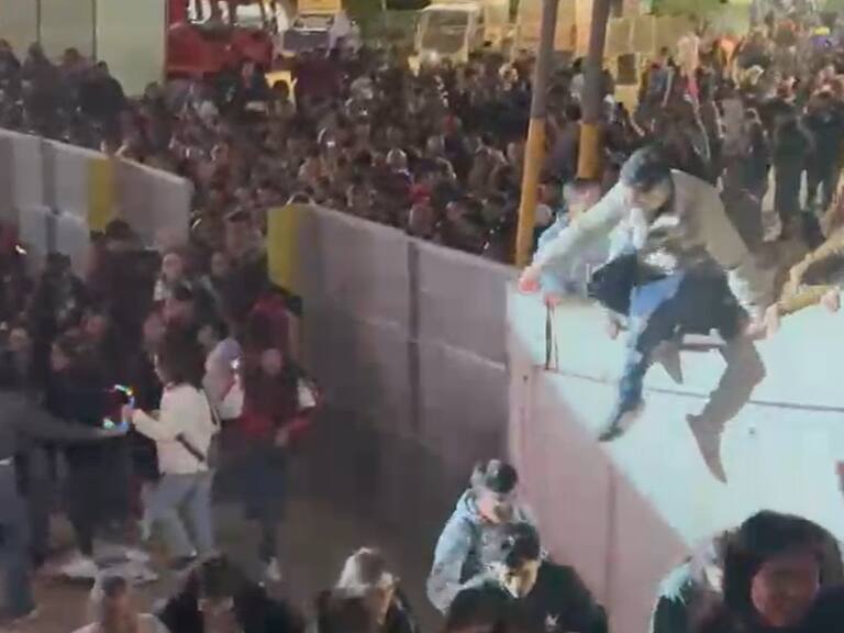 ¡Gente saltándose hasta los muros! Caos total en la Quinta Vergara por cierre de la Teletón 2024