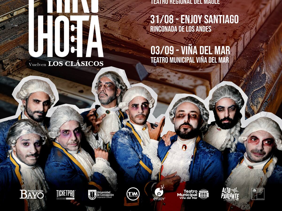 ¡Por primera vez en Chile! En un espectacular show, La Chirichota presenta “Vuelven los Clásicos”
