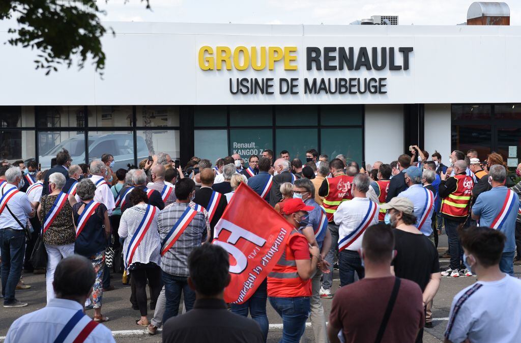 Protestas ante la sed de Renault en Douai