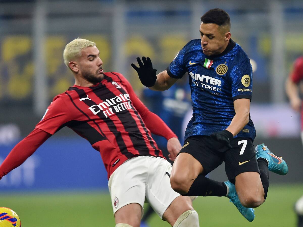 FINAL | Con Alexis y Vidal ya en cancha, Inter igualó ante el Milan por semifinales de la Copa Italia 2022