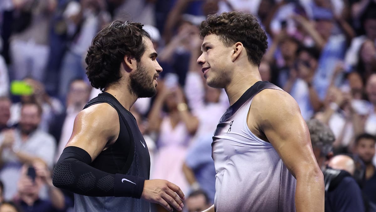 Shelton alarga la “maldición” del campeón del US Open: mira algunos de los puntos de su histórico triunfo ante Alcaraz
