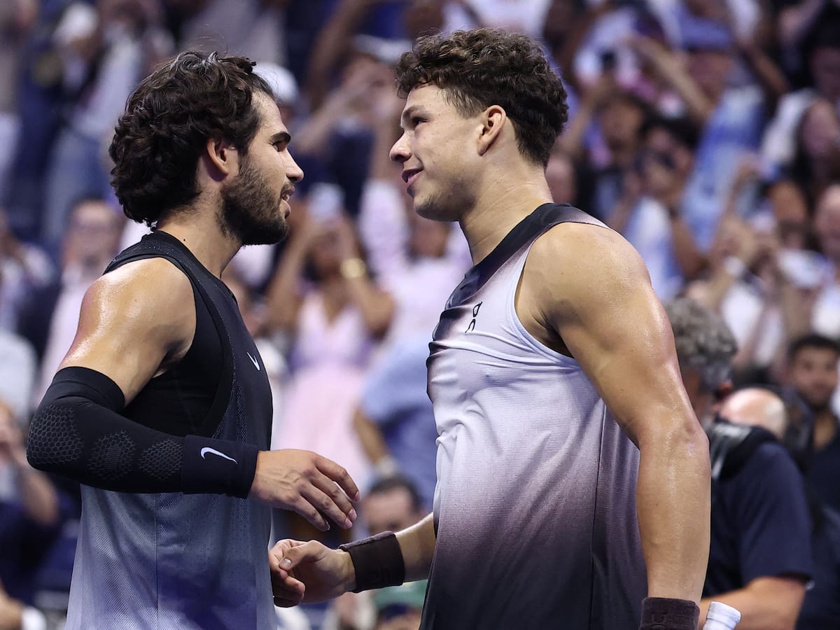 Shelton alarga la “maldición” del campeón del US Open: mira algunos de los puntos de su histórico triunfo ante Alcaraz