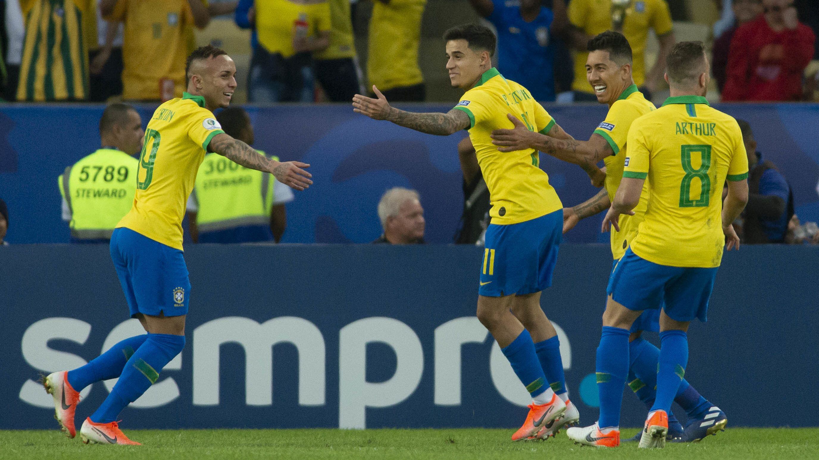 07 DE JULIO DE 2019/RIO DE JANEIRO, BRASILEverton festeja su gol y el 1-0, durante el partido final de la Copa América Brasil 2019, entre Brasil y Perú, disputado en el Estadio Maracaná.
FOTO: CELSO PUPO/LANCE PRESS/AGENCIAUNO