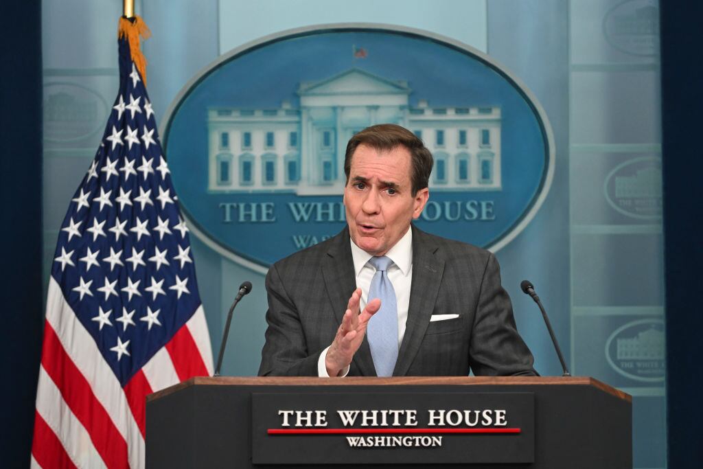El vocero del Departamento de Defensa de Estados Unidos, John Kirby, analiza las críticas de Benjamin Netanyahu ante los medios de comunicación.