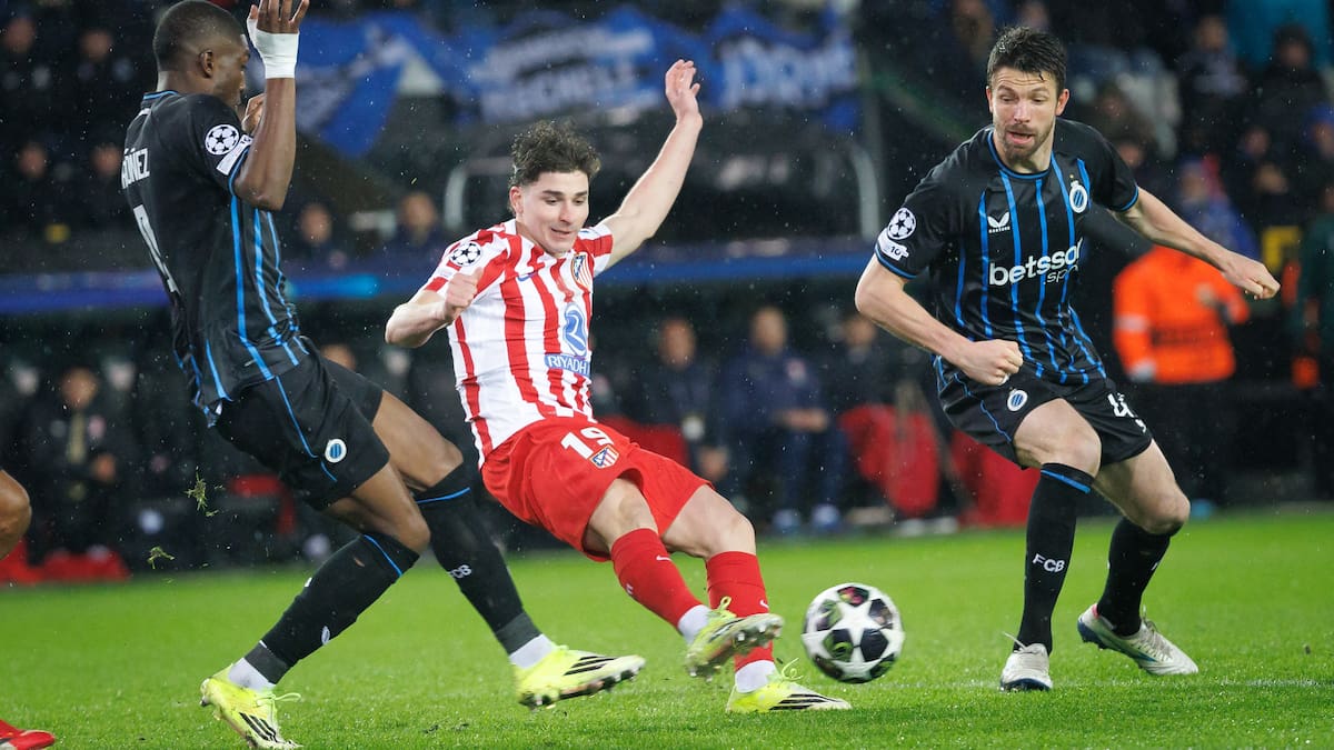 El Atlético no aprende en Champions: desperdicia su ventaja ante el Brujas y se jugará todo en la vuelta de los playoffs