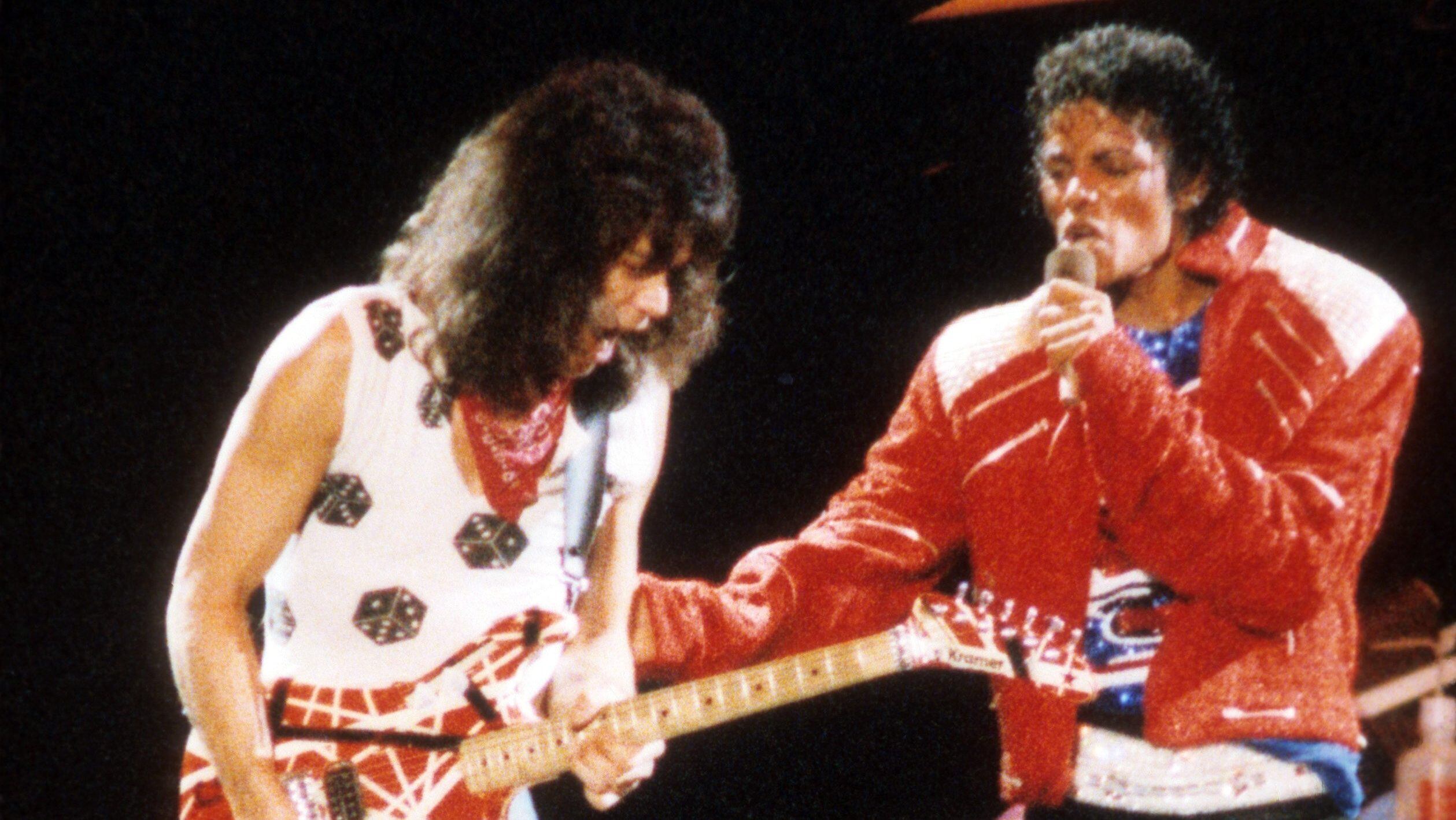 Eddie Van Halen y Michael Jackson