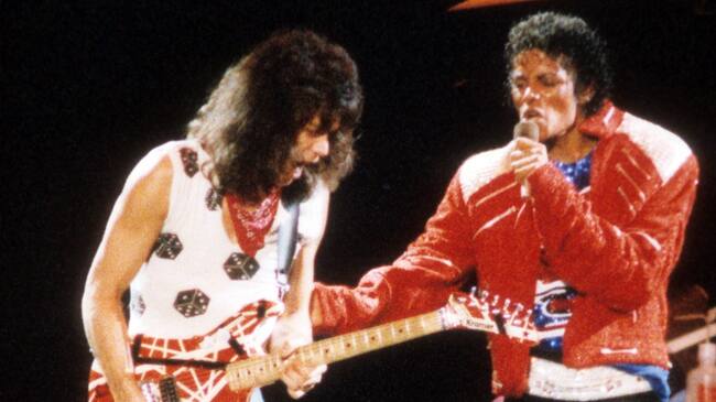 Eddie Van Halen y Michael Jackson
