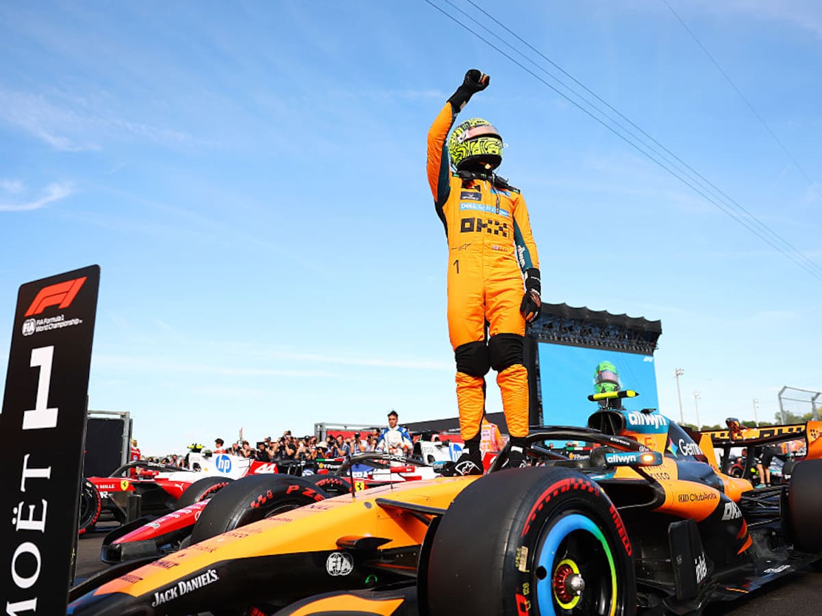 Lando Norris termina con la hegemonía de Mercedes y se queda con la pole del GP de Hungría de F1