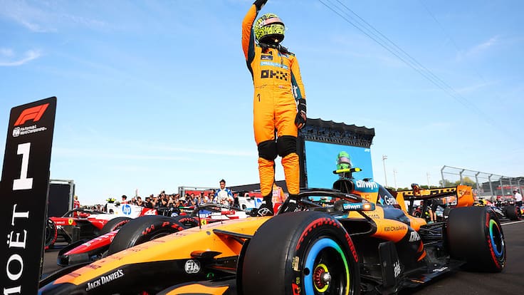 Lando Norris termina con la hegemonía de Mercedes y se queda con la pole del GP de Hungría de F1