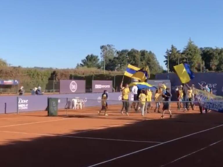 Manifestantes ingresaron a la cancha en medio de la final del Challenger de Concepción
