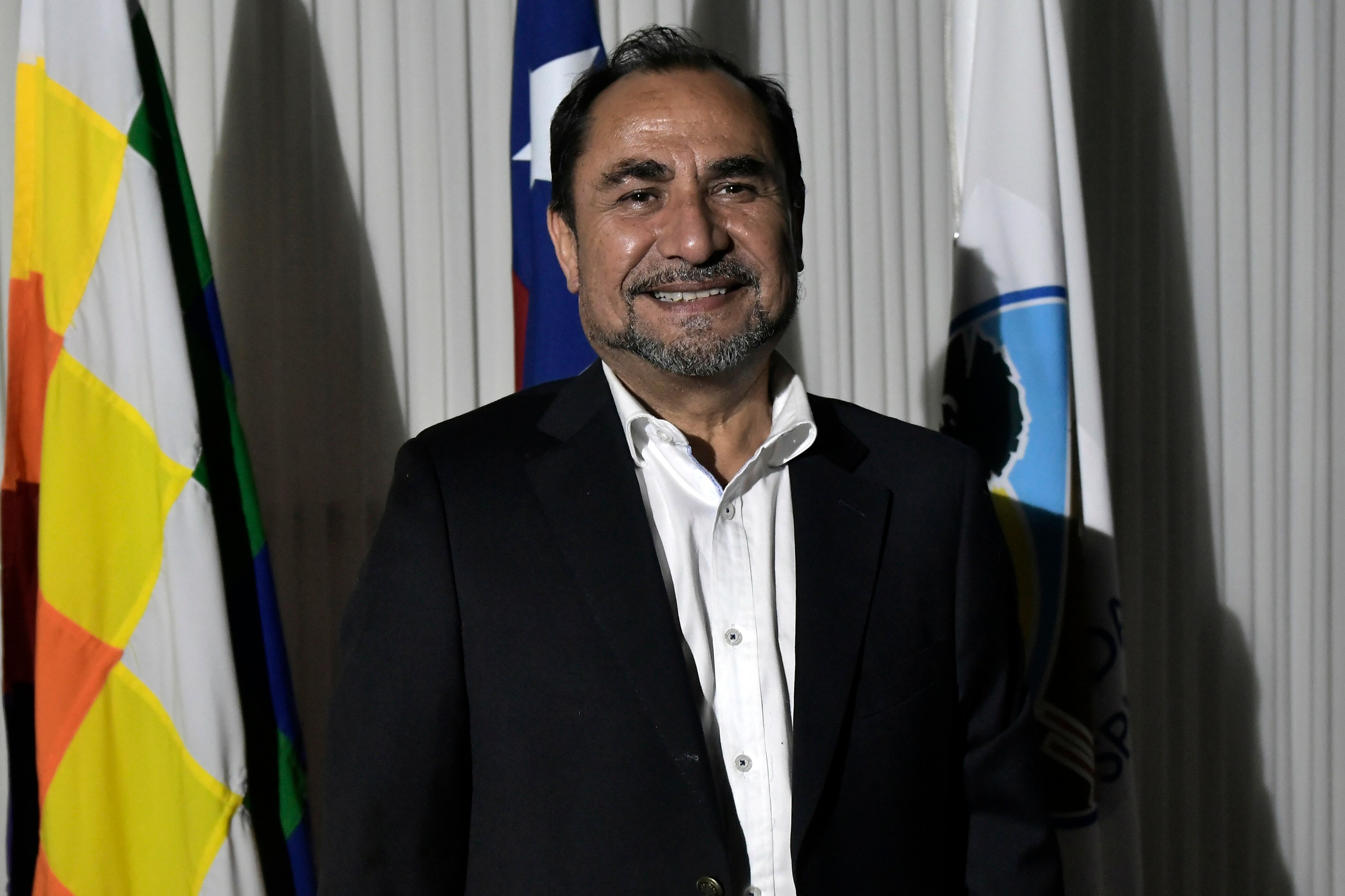 15 de Mayo de 2021 / ALTO HOSPIICIOEl actual alcalde de Alto Hospicio Patricio Ferreira, celebra en su comando la reelección al cargo.FOTO: CRISTIAN VIVERO BOORNES/AGENCIAUNO