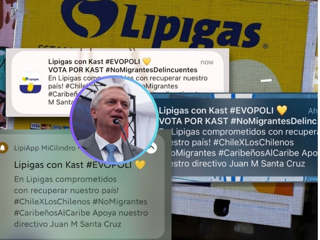 Por sabotaje informático: Lipigas ingresa denuncia tras mensajes en el que llamaban a votar por Kast