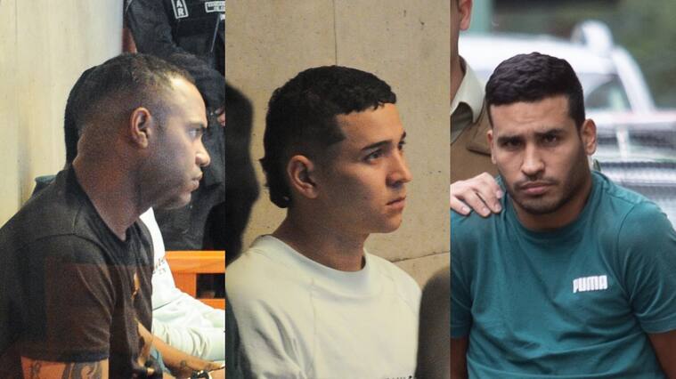 Agencia Uno | Los tres detenidos por el crimen del teniente Emmanuel Sánchez: Wilber Cabrera, Yolvi González y Josué Ramírez