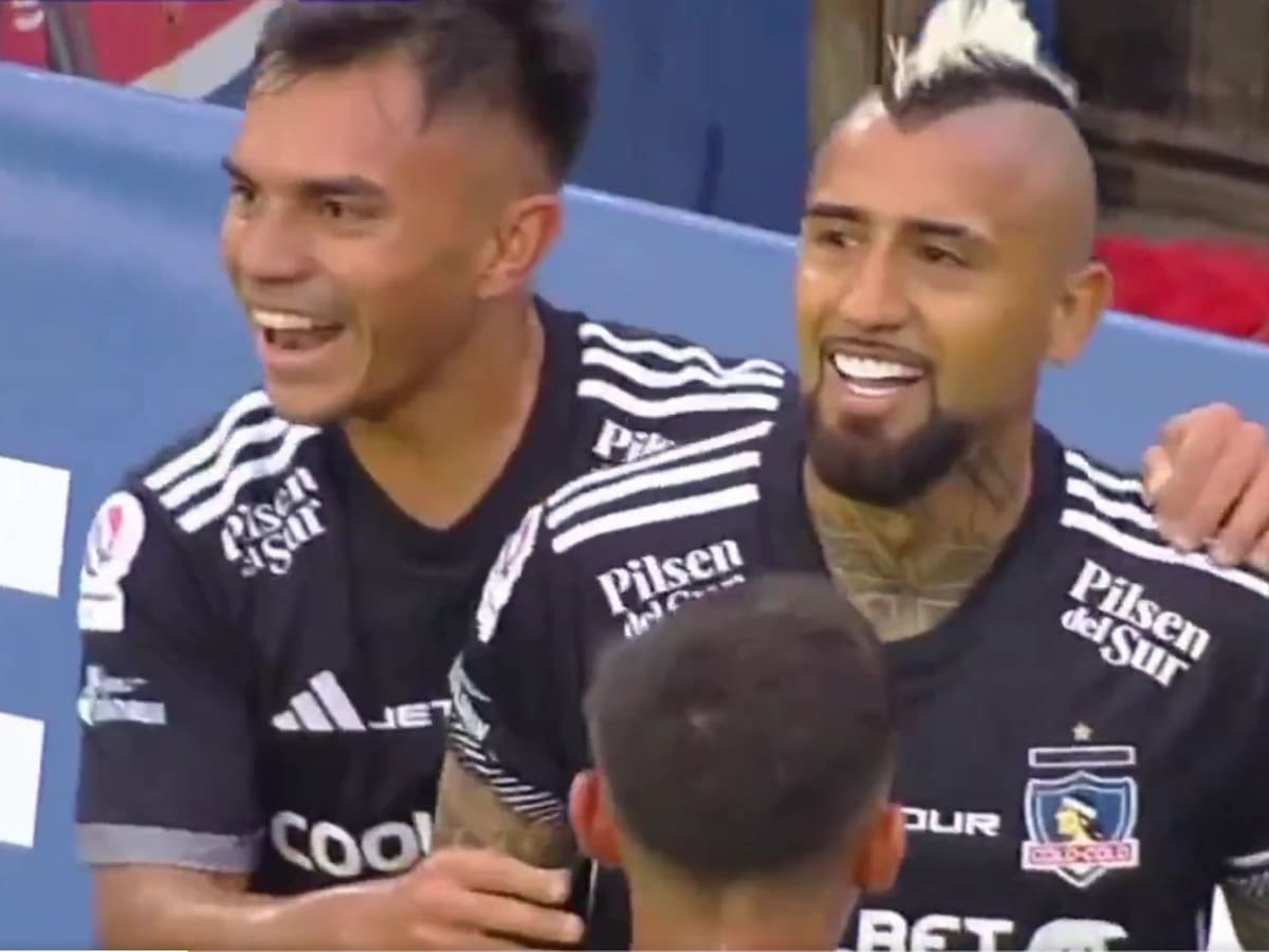 El golazo de Arturo Vidal para poner en ventaja a Colo Colo sobre la UC