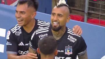 VIDEO | El golazo de Arturo Vidal para poner en ventaja a Colo Colo sobre la UC