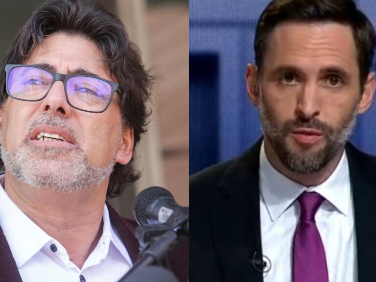 Daniel Jadue y Daniel Matamala