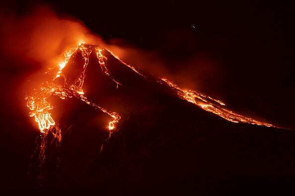 Erupción del volcán Etna