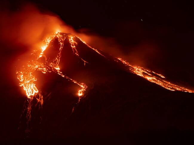Erupción del volcán Etna