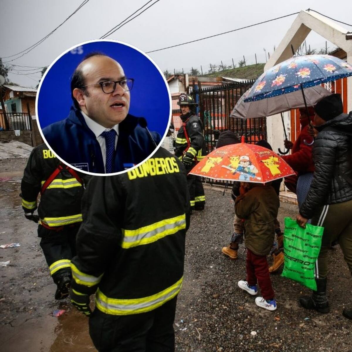 Lluvia en la Región Metropolitana: Gobierno prepara evacuación preventiva de campamentos por riesgo de crecidas