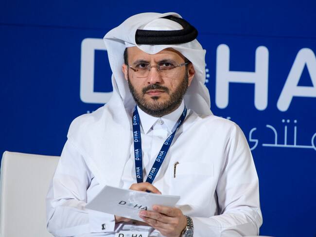 Getty Images | El portavoz del Ministerio de Asuntos Exteriores de Qatar, Majed al Ansari.