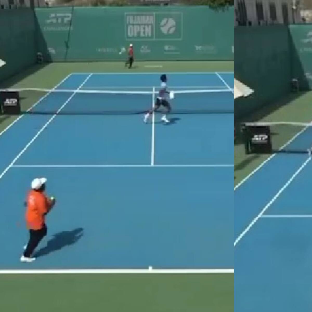 Corrieron tras el estruendo: partido del circuito ATP es interrumpido por explosiones en Emiratos Árabes