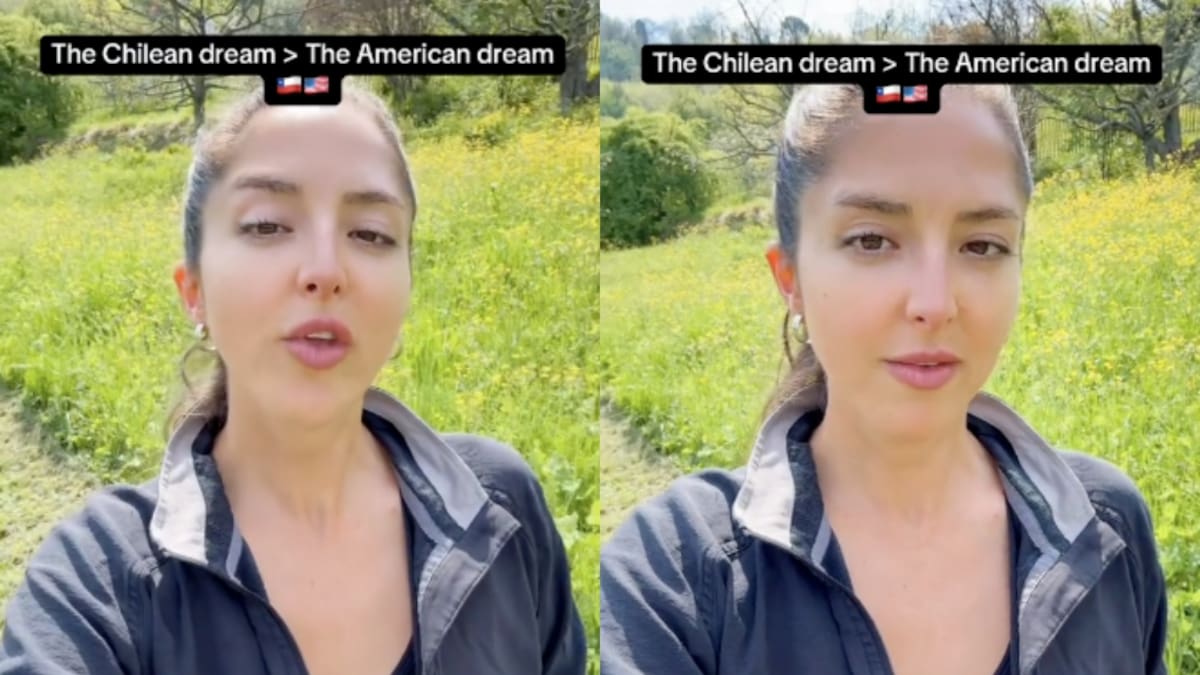 “Se vive mejor en Chile...”: estadounidense se vuelve viral tras convencer a su familia de quedarse y no volver a su país