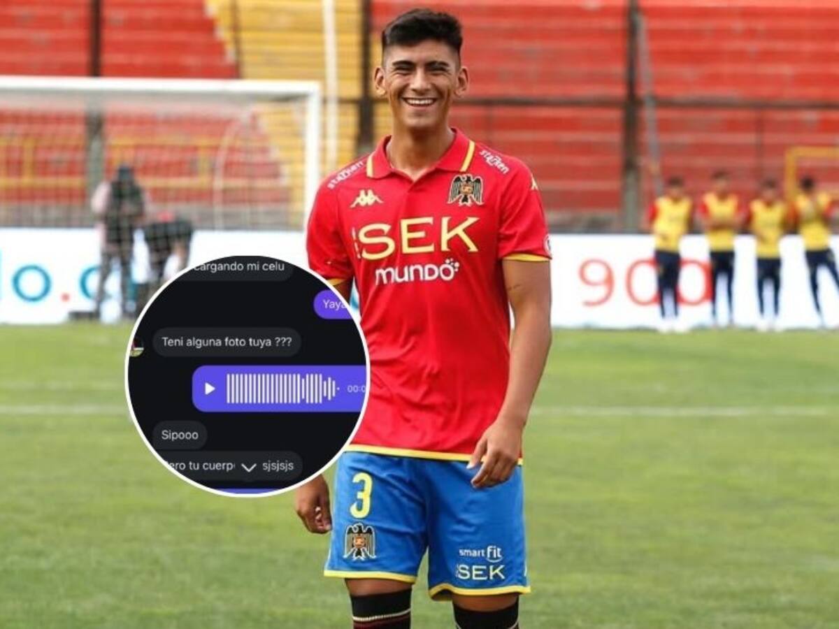 “¿Teni alguna foto tuya?”: los chats del futbolista detenido de Unión Española por delitos sexuales con menor de 13 años