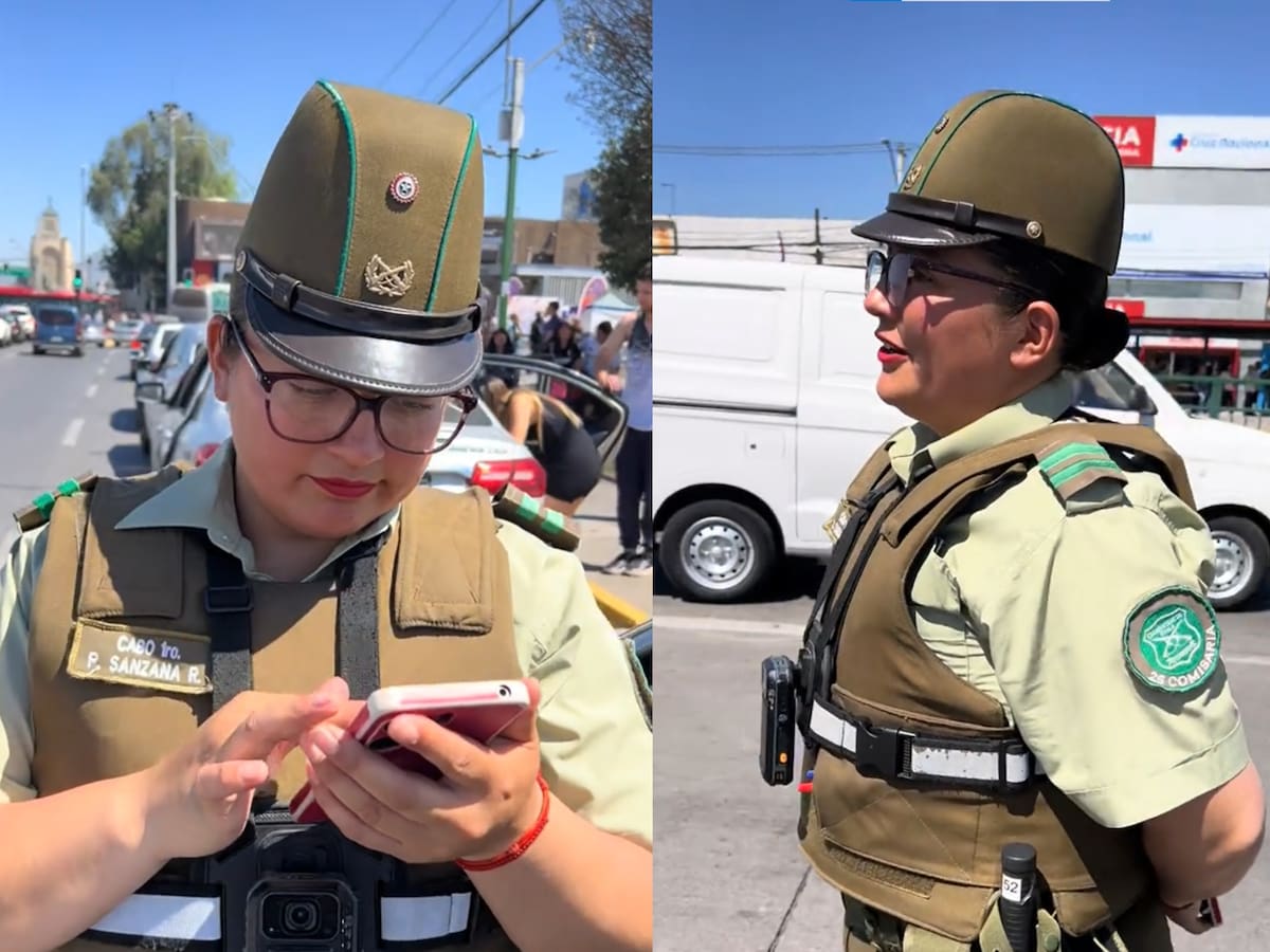 “Bravo por ella”: funan a venezolano que encaró y grabó a carabinera que no le perdonó una infracción