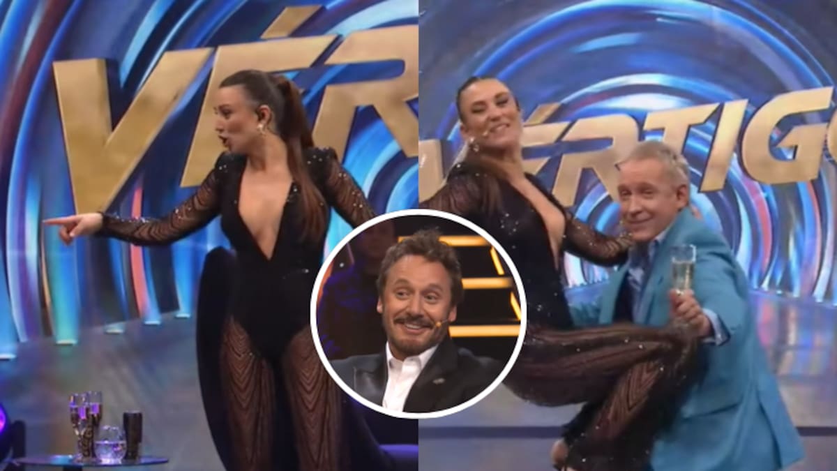 Tita Ureta sufre percance con su vestido en vivo y desata advertencia de Benjamín Vicuña: “Lo vio todo Chile”