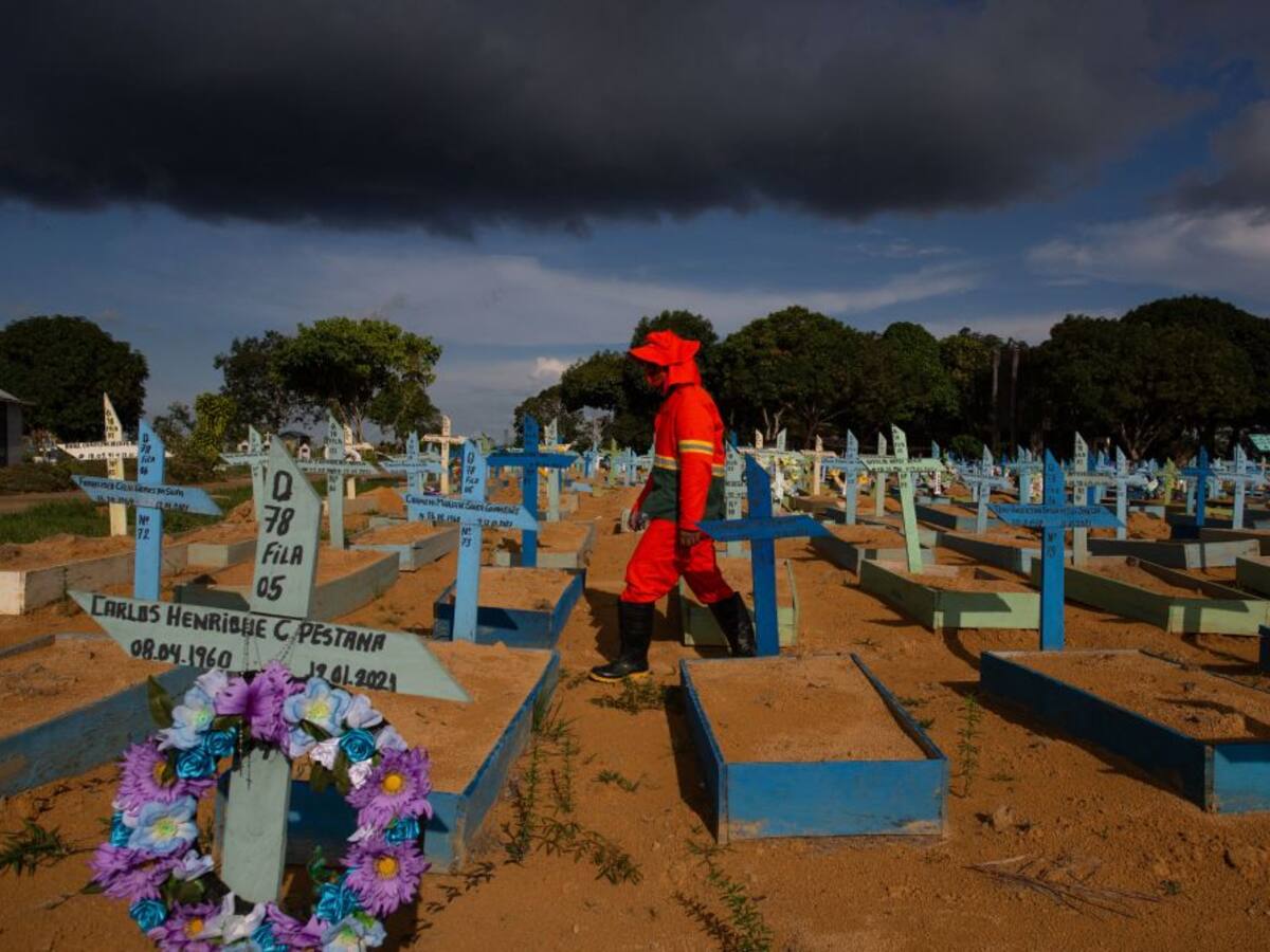 Brasil superó las 400.000 personas fallecidas por el coronavirus Covid-19